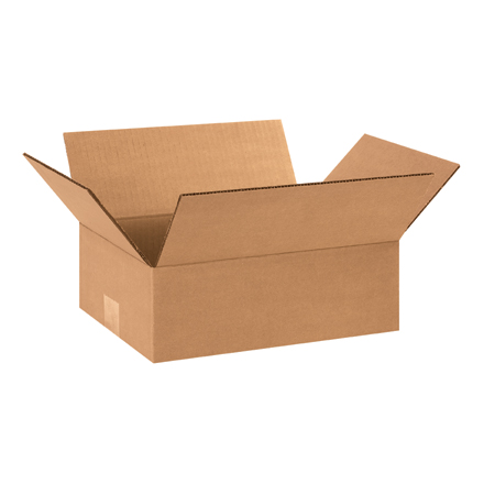 12 x 9 x 4" Flat Corrugated Boxes