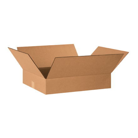 20 x 16 x 4" Flat Corrugated Boxes