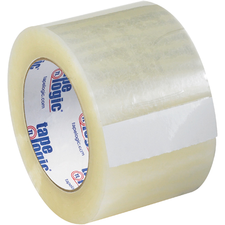 3" x 110 yds. Clear Tape Logic<span class='rtm'>®</span> #122 Quiet Carton Sealing Tape