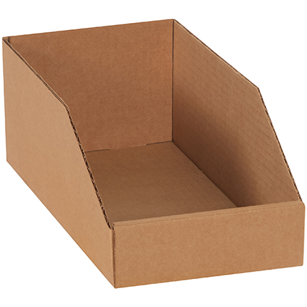 6 x 9 x 4 <span class='fraction'>1/2</span>" Kraft Bin Boxes