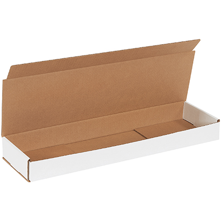 21 x 6 x 2" White Corrugated Mailers