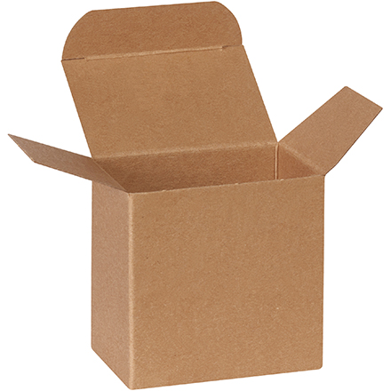 6 x 4 x 6" Heavy Duty Kraft Reverse Tuck Folding Cartons