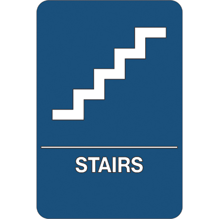 "Stairs" ADA Compliant Plastic Sign